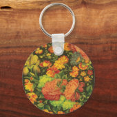 ガールパーソナライズされたキーチェーン – 可愛くてカスタマイズ可能 キーホルダー (裏面)