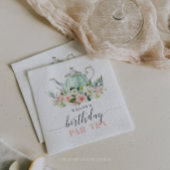 ガールパーソナライズされた誕生日パルティーティーパーティー スタンダードカクテルナプキン