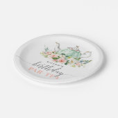 ガールパーソナライズされた誕生日パルティーティーパーティー ペーパープレート (アングル)