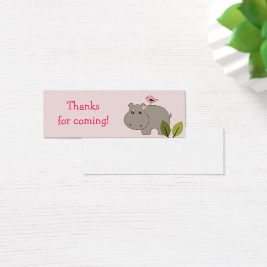 ガールヒッポ誕生日ベビーシャワーお気に入りギフトラベル (デスク)