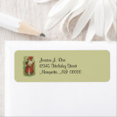 ガールビクトリアンペットチキン差出人住所ラベル ラベル (インサイチュ)