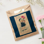 ガールビクトリアンヴィンテージクリスマスの好意バッグ フェイバーバッグ (封をした状態)