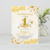 ガールビーファースト誕生日招待状 招待状 (スタンド正面)