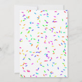 ガールピニャータ5th誕生日招待状 (裏面)