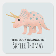 ガールピンクこの本は恐竜と名前の子供に属している