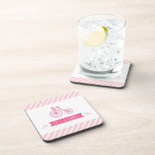 ガールピンクのコースター（4セット） コースター (右側)