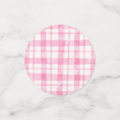 ガールピンクの納屋周囲の庭農業動物の誕生日 コンフェッティ (スモール正面)