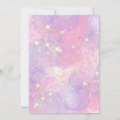 ガールピンクキャッスルプリンセス4th誕生日パーティー 招待状 (裏面)