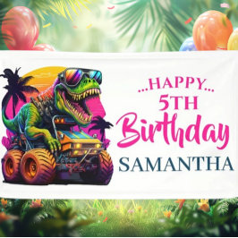 ガールピンクディノジュラシック 横断幕