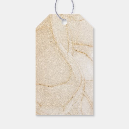 ガールピンクバルーン緑の赤ちゃんシャワーありがとう ギフトタグ (裏面)