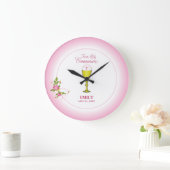 ガールピンクファーストホーリーコミュニティシャリスホストロス ラージ壁時計 (ホーム)
