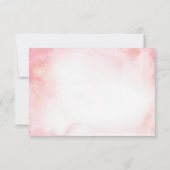 ガールピンクファームベビーシャワーサンキューカード サンキューカード (裏面)