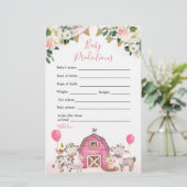 ガールピンクファームベビーシャワーベビー予測 (スタンド正面)