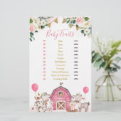 ガールピンクファームベビーシャワーベビー特性 (スタンド正面)