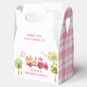 ガールピンクファーム動物の誕生日パーティー フェイバーボックス (オープン)