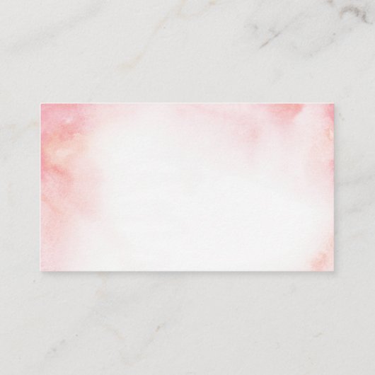 ガールピンクファーム赤ちゃんシャワーおむつラッフルエンクロージャー エンクロージャーカード (裏面)