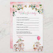 ガールピンクファーム赤ちゃんシャワーベビー (正面/裏面)