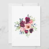 ガールピンクフローラハッチドラゴンハッチング 招待状 (裏面)