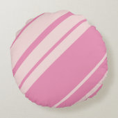 ガールピンクフローラベビーイン開花シャワーかわいい ラウンドクッション (裏面)