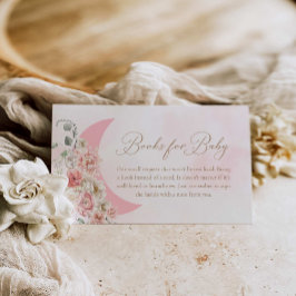 ガールピンクムーンブックスベビー エンクロージャーカード