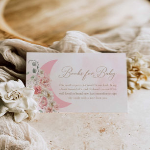 ガールピンクムーンブックスベビー エンクロージャーカード
