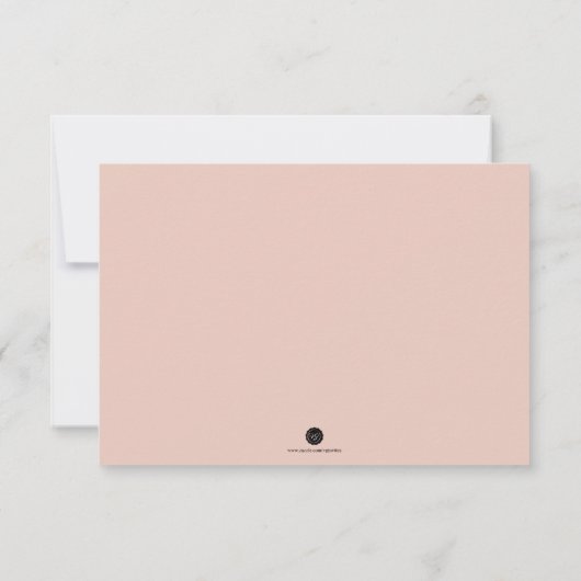 ガールピンクレース宗教サンキューカード 招待状 (裏面)