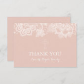 ガールピンクレース宗教サンキューカード 招待状 (正面/裏面)