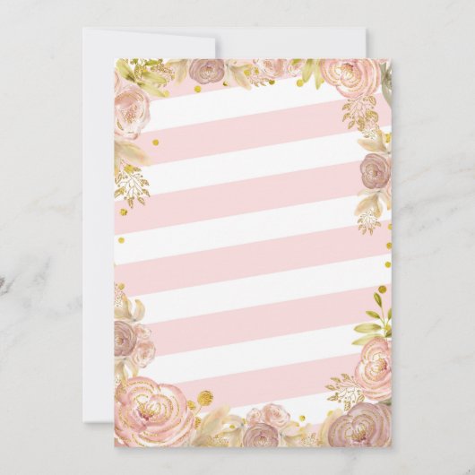 ガールピンク私たちのカボチャは1つの招待状を回している 招待状 (裏面)