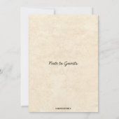 ガールピンク/パープルブックワーム誕生日パーティー 招待状 (裏面)