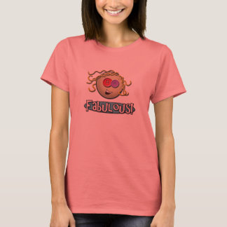 ガールファブラスファッションパンク白シャツ Tシャツ