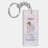 ガールファーストコミュニオンエンジェル キーホルダー (正面左)
