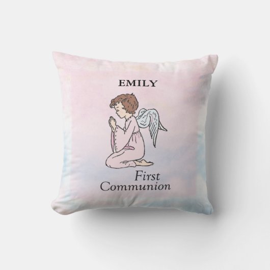ガールファーストコミュニオンエンジェル クッション (正面)