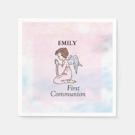 ガールファーストコミュニオンエンジェル スタンダードカクテルナプキン