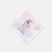 ガールファーストコミュニオンエンジェル スタンダードカクテルナプキン (角)