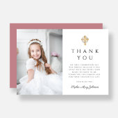 ガールファーストフローラリースクロスフォト サンキューカード