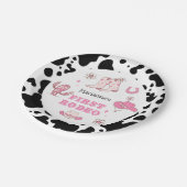 ガールファーストロデオ女性のカーボーイ誕生日パーティー ペーパープレート (アングル)