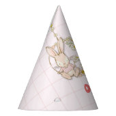 ガールファースト復活祭バニーonフラワースイング パーティーハット (左)