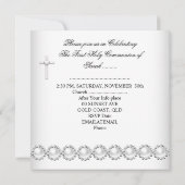 ガールファースト聖体聖体白銀2 招待状 (裏面)