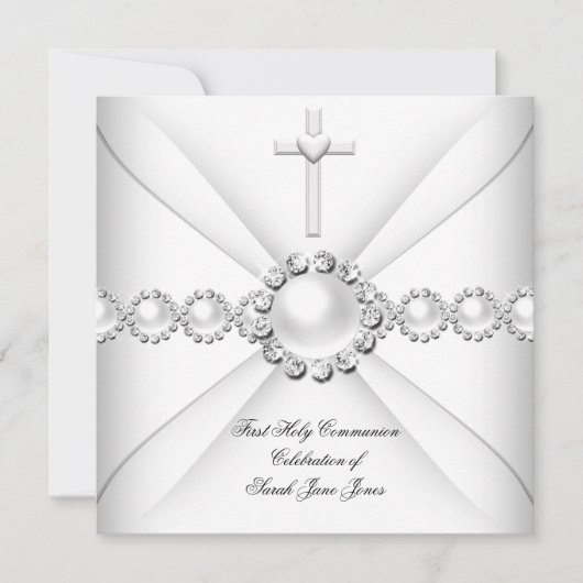 ガールファースト聖体聖体白銀2 招待状 (正面)