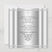 ガールファースト聖餐式シルバーレースピンクパール 招待状 (裏面)