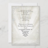 ガールファースト聖餐式ホワイトベージュヘブンリー2 招待状 (裏面)