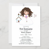 ガールファースト聖餐式 マグネット招待状 (正面)