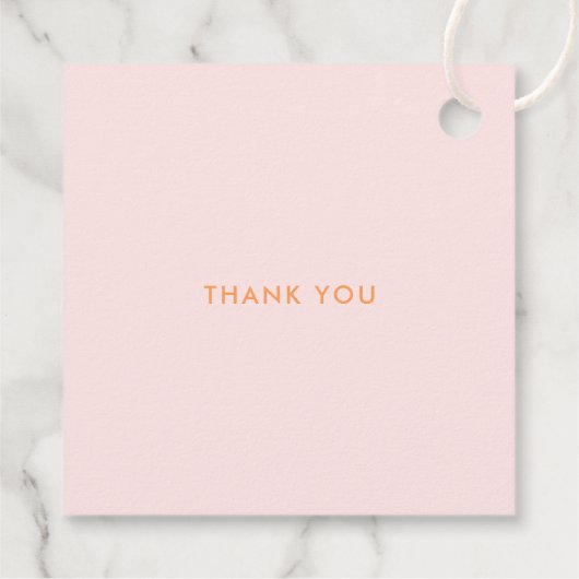 ガールファースト誕生日カラフル紙吹雪ありがとう フェイバータグ (裏面)