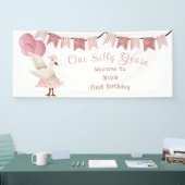 ガールファースト誕生日ワン間抜けグースバナー 横断幕 (トレードショー)