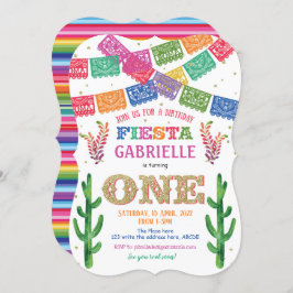 ガールファースト誕生日招待状，メキシコ，フィエスタ 招待状