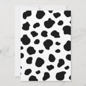 ガールファームをテーマにした誕生日パーティーの招待状 招待状 (裏面)