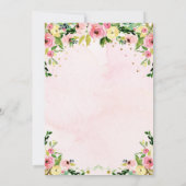 ガールファームベビーシャワー招待状 招待状 (裏面)