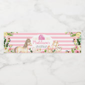 ガールファーム誕生日ウォーターボトルラベル ペットボトルラベル (シングルラベル)