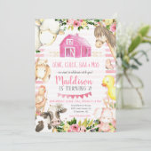 ガールファーム誕生日招待状 招待状 (スタンド正面)