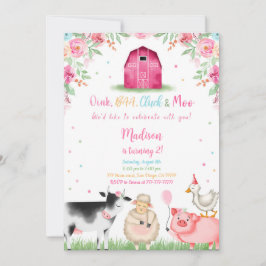 ガールファーム誕生日 招待状